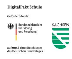 Logos der Fördermittelgeber (Bundesministerium für Bildung und Forschung und Freistaat Sachsen)